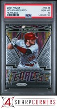 2021 PANINI PRIZM FEARLESS #FR-16 NOLAN ARENADO POP 4 PSA 10