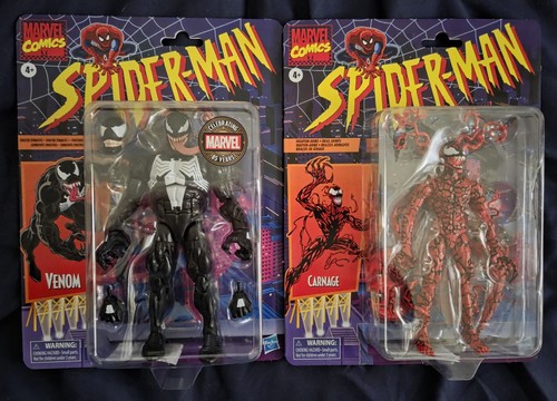 Marvel Legends Spider-Man Retro Venom & Carnage Set Walmart/Target Exclusive - Picture 1 of 4