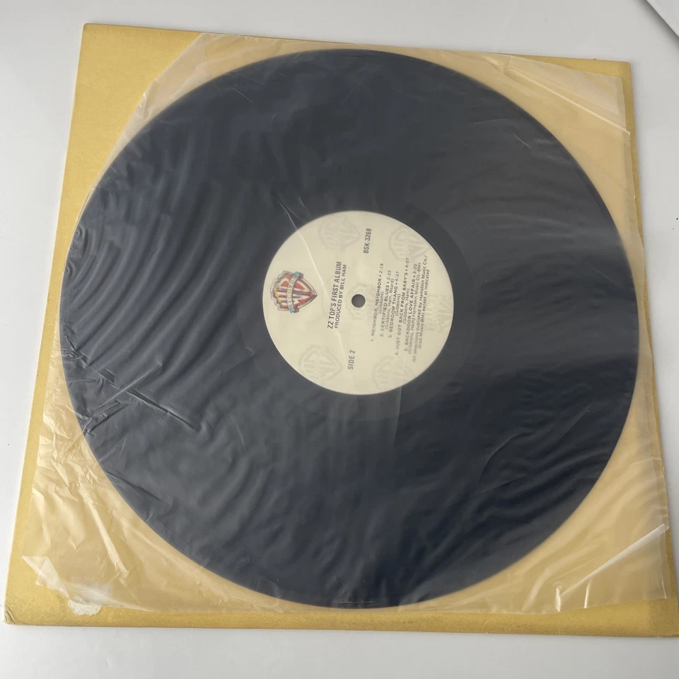 NM-ZZ Tops FIRST ALBUM WB Records BSK3268 vintage vinyl 1971 lp  VG+ - Image 3 of 4