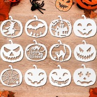 Halloween Schablonen Set 12 StüCk Kunststoff Wiederverwendbar Deko Malerei 5,9