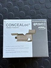 New  TimberTech - CONCEALoc Hidden Fastener - 175pc 100sq. ft Steel Brown
