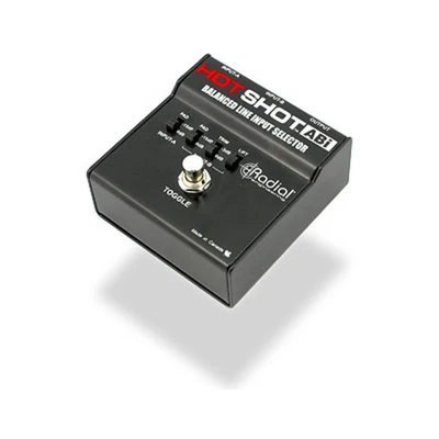 Radial HotShot ABi Balanced Line Input Selector Black and Silver - Image 1 of 2