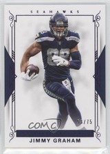 2017 Panini National Treasures Purple 53/75 Jimmy Graham #52 2m4
