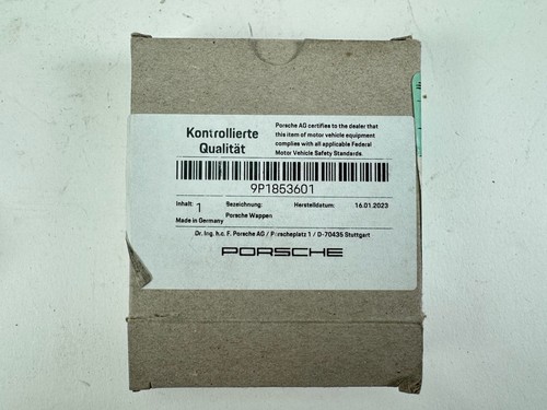 Porsche 991 981 Panamera 958 Cayenne 95B Macan Wappen Logo Haube OEM 9P1853601 - Bild 3 von 7