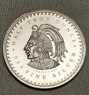 Silver 1/2 oz Aztec Calendar Round