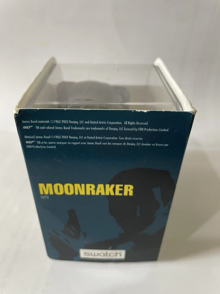 2002 James bond Swatch watch Moonraker Beat Aluminium new - image 2 of 4