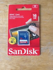 Sandisk 16gb SDHC Secure Digital Card
