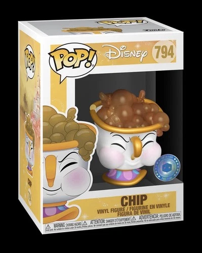 Funko Pop! Vinyl Chip Disney Beauty and the Beast #794 Pop in a Box Exclusive