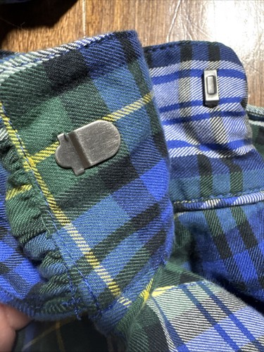 Ralph Lauren blau Schottenkaro Rüschen Wickelrock 100 % Baumwolle Gr. 12 Schulmädchen - Bild 5 von 7