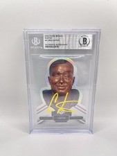 Cris Carter Signed 2022 Panini Mosaic #6 Busted Case Hit SSP Beckett Auto