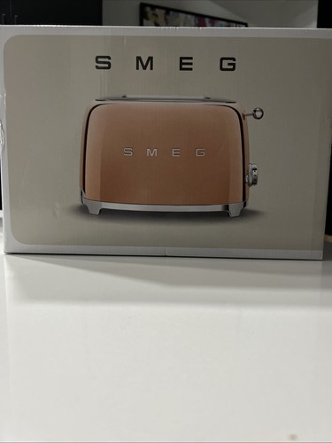 Tostapane SMEG 2 fette oro rosa nuovo sigillato nella scatola! - Foto 1 di 3