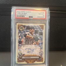 Tarik Skubal 2022 Gypsy Queen Auto Card Detroit Tigers PSA 10