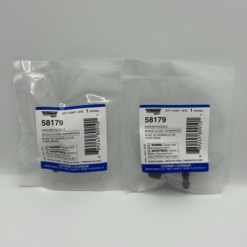 Dorman 58179 Windshield Washer Nozzle 2 Pack Fits Select Chrysler Models New - Picture 1 of 2