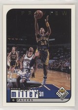 1998-99 Upper Deck UD Choice Preview Reggie Miller #56 HOF 01tp