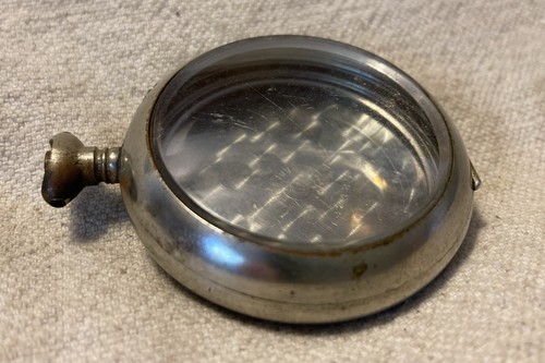 Vintage Empty Pocket Watch Case Silverode Screw Back - Parts - Picture 4 of 12
