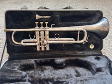 Vintage Los Angeles Benge Bb Trumpet Custom Built Silver w/ Case Serial