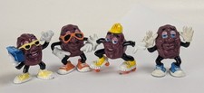 1987 Calrab Smaller The California Raisins Lot Singing Skating Dancing Figures