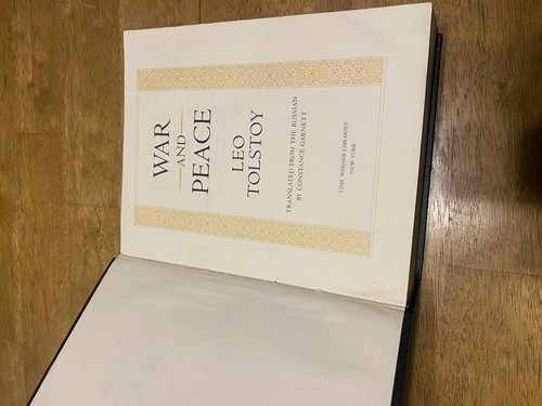 War and Peace - Leo Tolstoy (Time Warner Libraries, 1991) Pre-Owned, VG - Picture 8 of 14