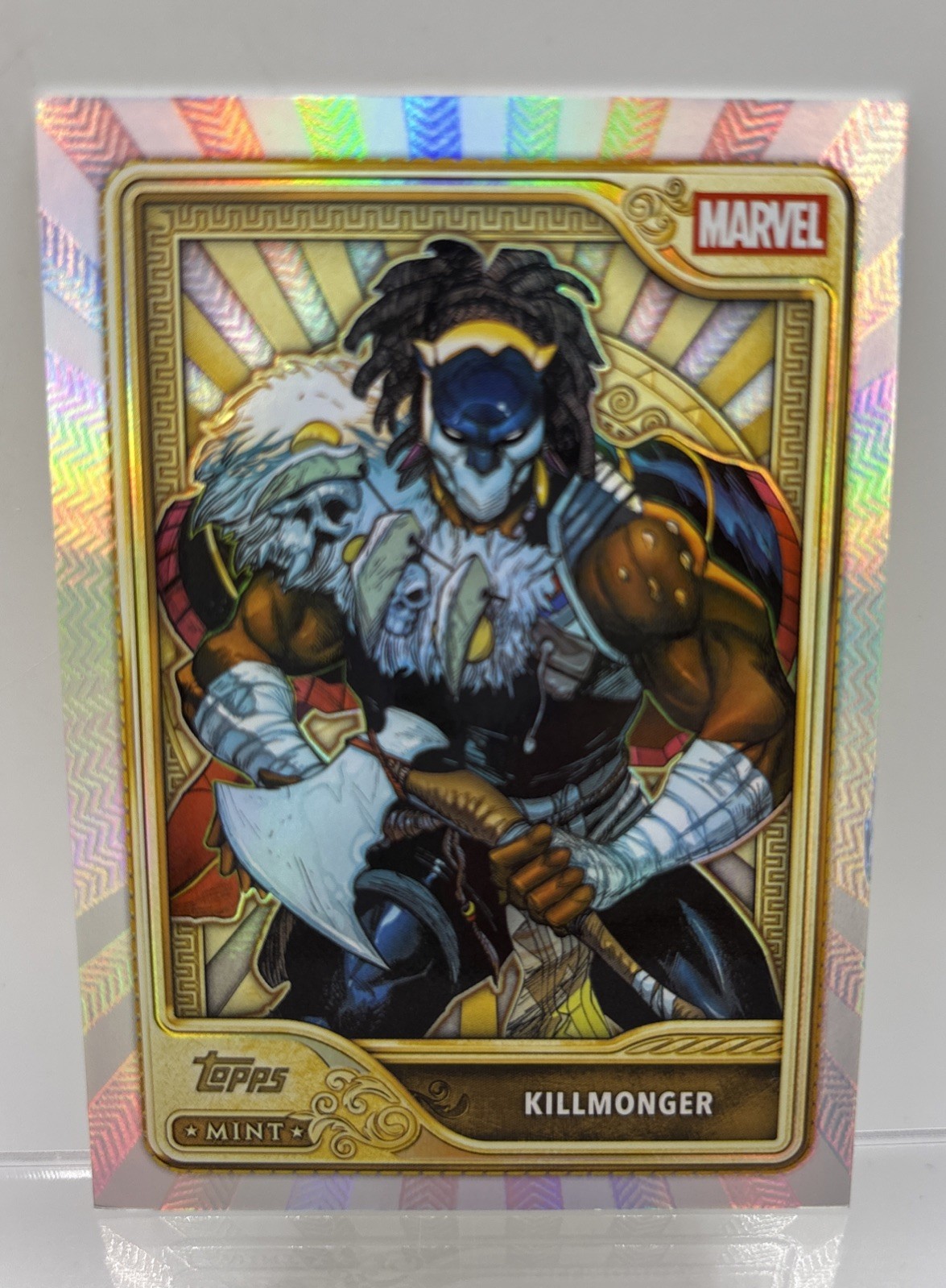2026 Topps Marvel Mint #84 Killmonger Base Gold Tier