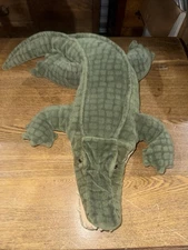 FOLKMANIS FOLKTAILS Full Body 22" ALLIGATOR Hand Puppet Plastic Teeth Vintage