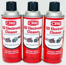 3-Pack CRC 05103 QD Electronic Cleaner, 11 Wt Oz - High-Quality Spray