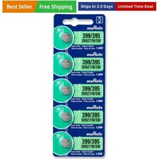 395/399 Battery SR927/W/SW 1.55V Silver Oxide Watch Button Cell 5 Batteries
