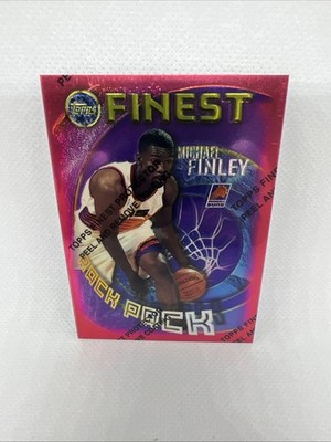 1995-96 Topps Finest - Rack Pack Michael Finley #RP-5 (RC) for