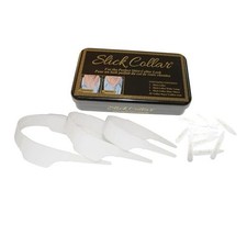 Shirt Collar Support System set with 3 adjustable, 10 premium Collar Stays 