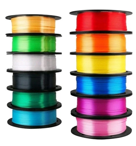 MIKA3D 12 in 1 Bright Shine 3D Drucker Seide PLA 12 beliebte glänzende Farben  - Bild 1 von 4