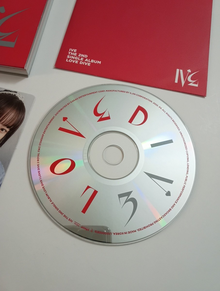 Ive Love Dive Album With Photocard Kpop | eBay