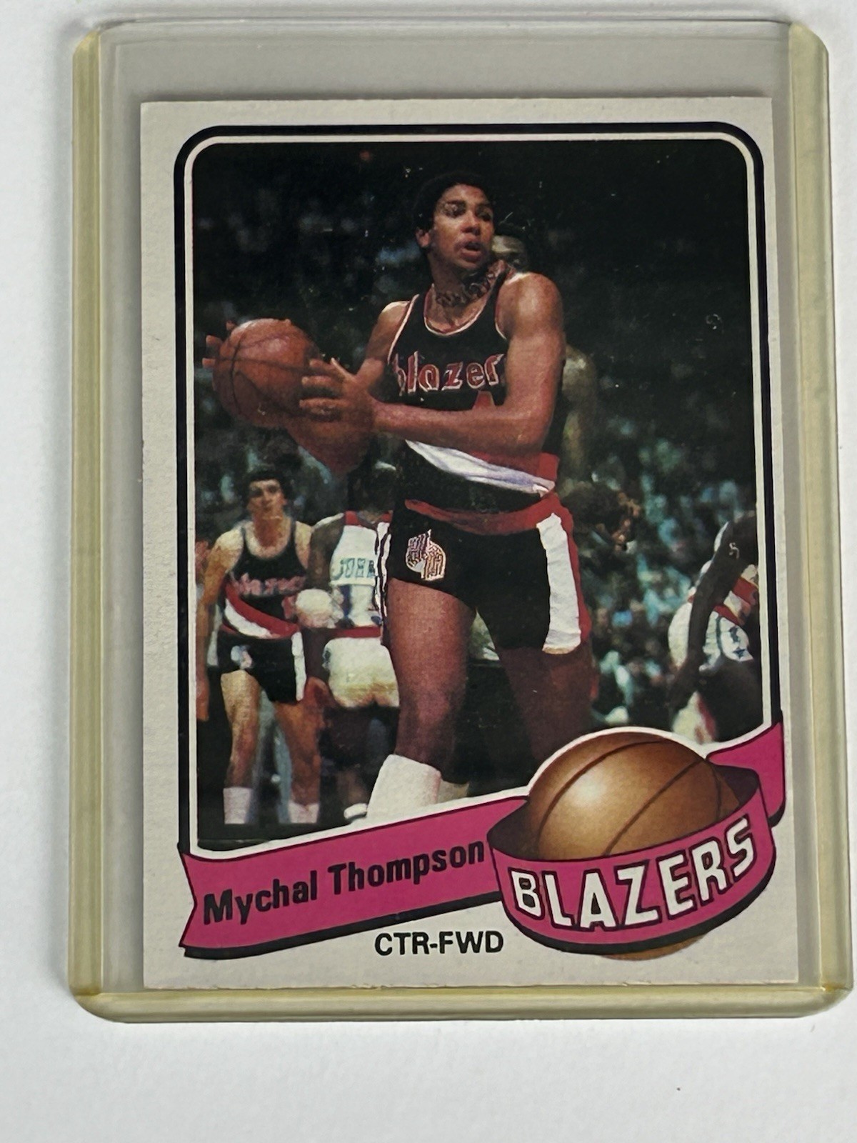 1979 Topps Mychal Thompson Rookie Card #63 Trail Blazers NBA RC