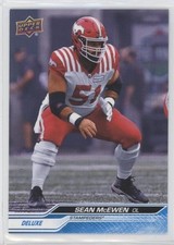 2024 Upper Deck CFL Deluxe 50 Sean McEwen /250 Calgary Stampeders