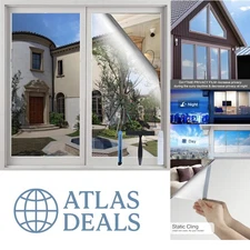 Reusable One Way Window Film with Installation Tools - Privacy & Sun Control