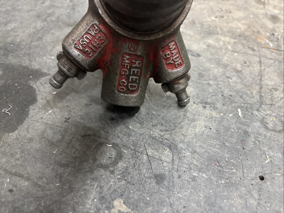 Vintage REED MFG. TOOLS No. 71 RATCHET SPIRAL PIPE REAMER 1/8" to 2" Made In USA - Image 4 of 4