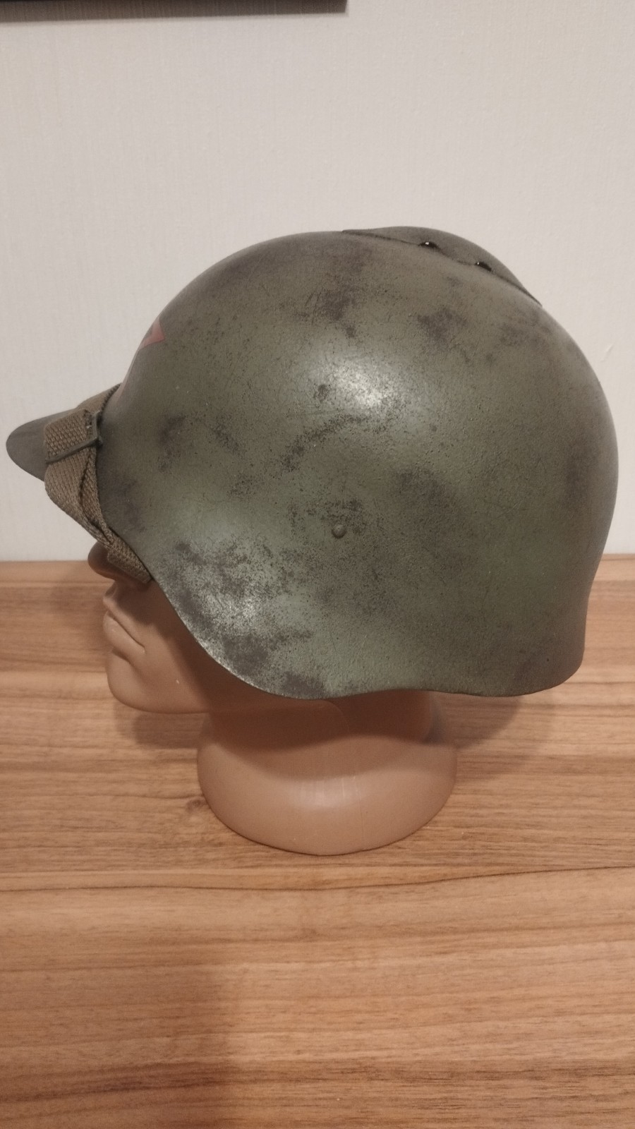 SSh-36 Soviet Steel Helmet 1936-1939 WWII Professionally Restored Original — image 5