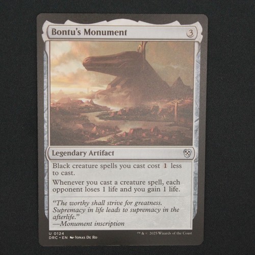Bontu's Monument MTG Aetherdrift Commander Uncommon 124 NM - Bild 1 von 6