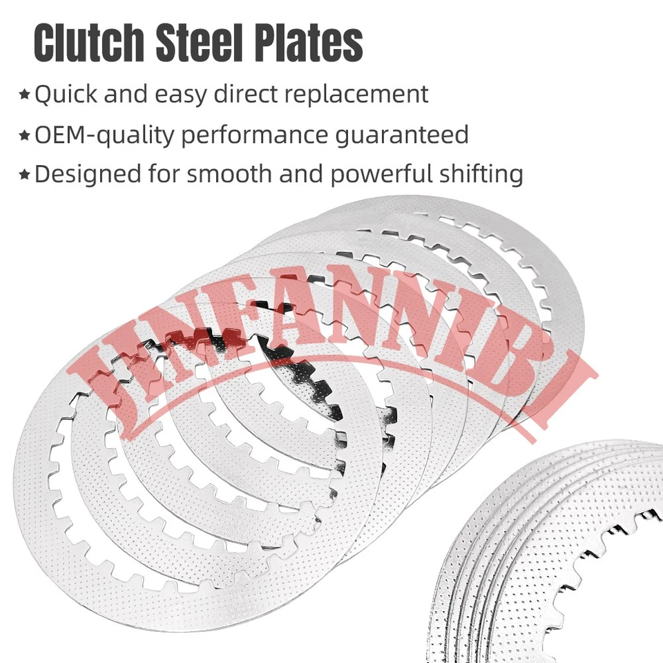 Clutch Friction Plate Kit & Cover Gasket for Suzuki Marauder 800 VZ800 1997-2004 - Image 2 of 4