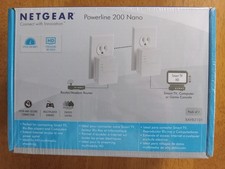 NEW/SEALED NETGEAR Powerline 200 Nano Network Adapter Kit Model XAVB2101 