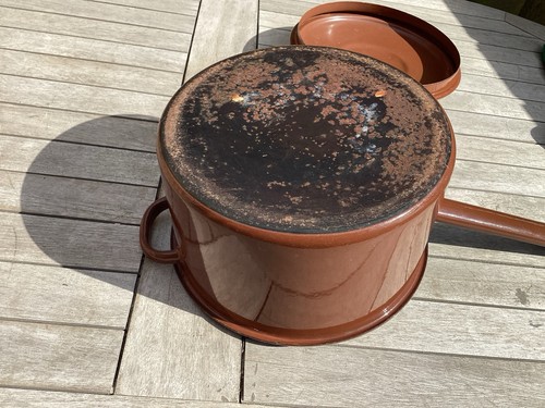 Vintage Judge Ware 22cm Brown Saucepan Used Enamel - Picture 12 of 14