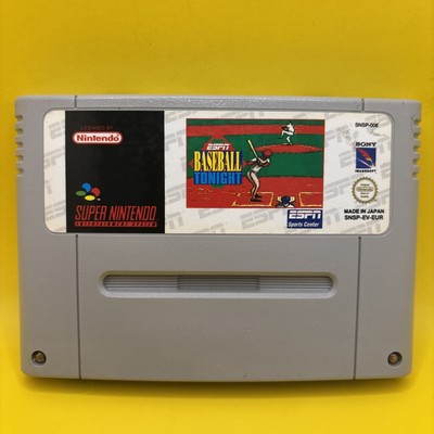 ESPN Baseball Tonight Super Nintendo SNES Cartridge 