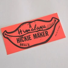 A Himalaya Hickie Maker Bumper Sticker Bell's Amusement Park Tulsa 1970s