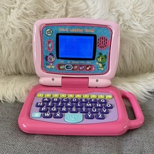 LeapFrog 2-in-1 LeapTop Touch Pink Laptop Tablet Learning Toy Tested Works
