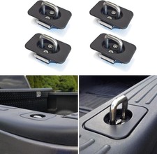 4 Pack Retractable Truck Bed Tie Down Anchors Compatible with 2015-2025 Ford F-1