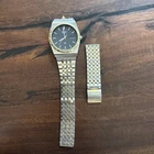 Vintage 1980’s Seiko 957614 Quartz Watch Stainless Steel Day/Date Needs Repair
