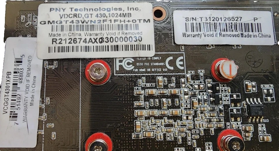 PNY VDCRD GT 430 1024MB TESTED! PCI - Image 2 of 3