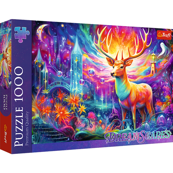 Trefl, Dreamscapes Mystischer Hirsch, 1000 Teile Puzzle-image