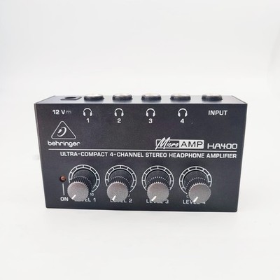 Behringer 4-channel stereo headphone  MICROAMP HA400