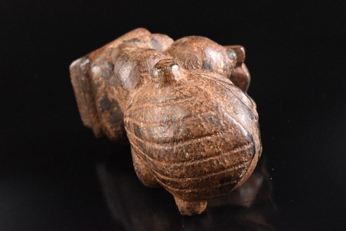U259: Japanese Stone jade/jewels BUDDHIST STATUE sculpture Ornament Buddhist art - Picture 5 of 7