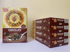 LOT of 5 Boxes POST Honey Bunches of Oats CHOCOLATE CEREAL 12 oz Best by Dec0725