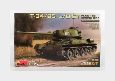 1:35 Miniart Kampfpanzer T-34/85 Tank Military Spring 1944 Kit MA35290 Modellbau